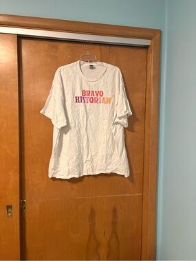 Bravo Historian Graphic Tee - White